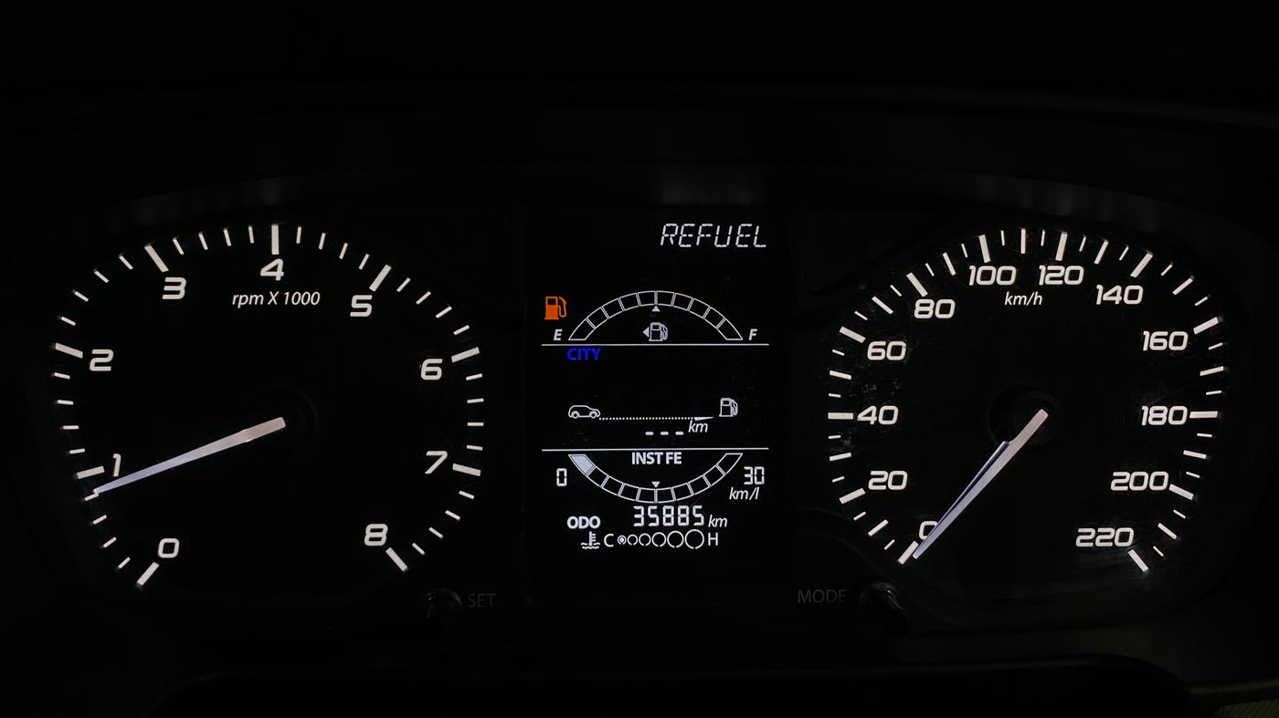 2023 Tata PUNCH ADVENTURE CAMO MT, Petrol, Manual, 35,882 km, Odometer Image
