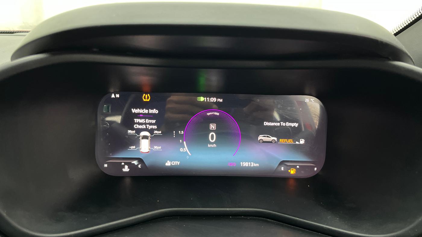 2024 Tata NEXON FEARLESS + DCA DUAL TONE 1.2 PETROL, Petrol, Automatic, 19,813 km, Odometer Image