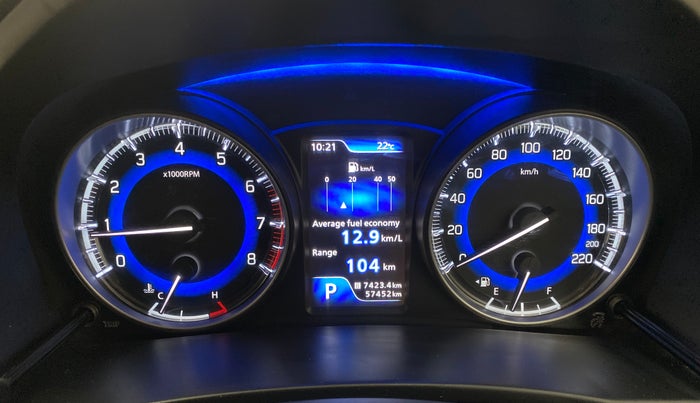2019 Maruti Baleno ZETA CVT PETROL 1.2, Petrol, Automatic, 57,417 km, Odometer Image