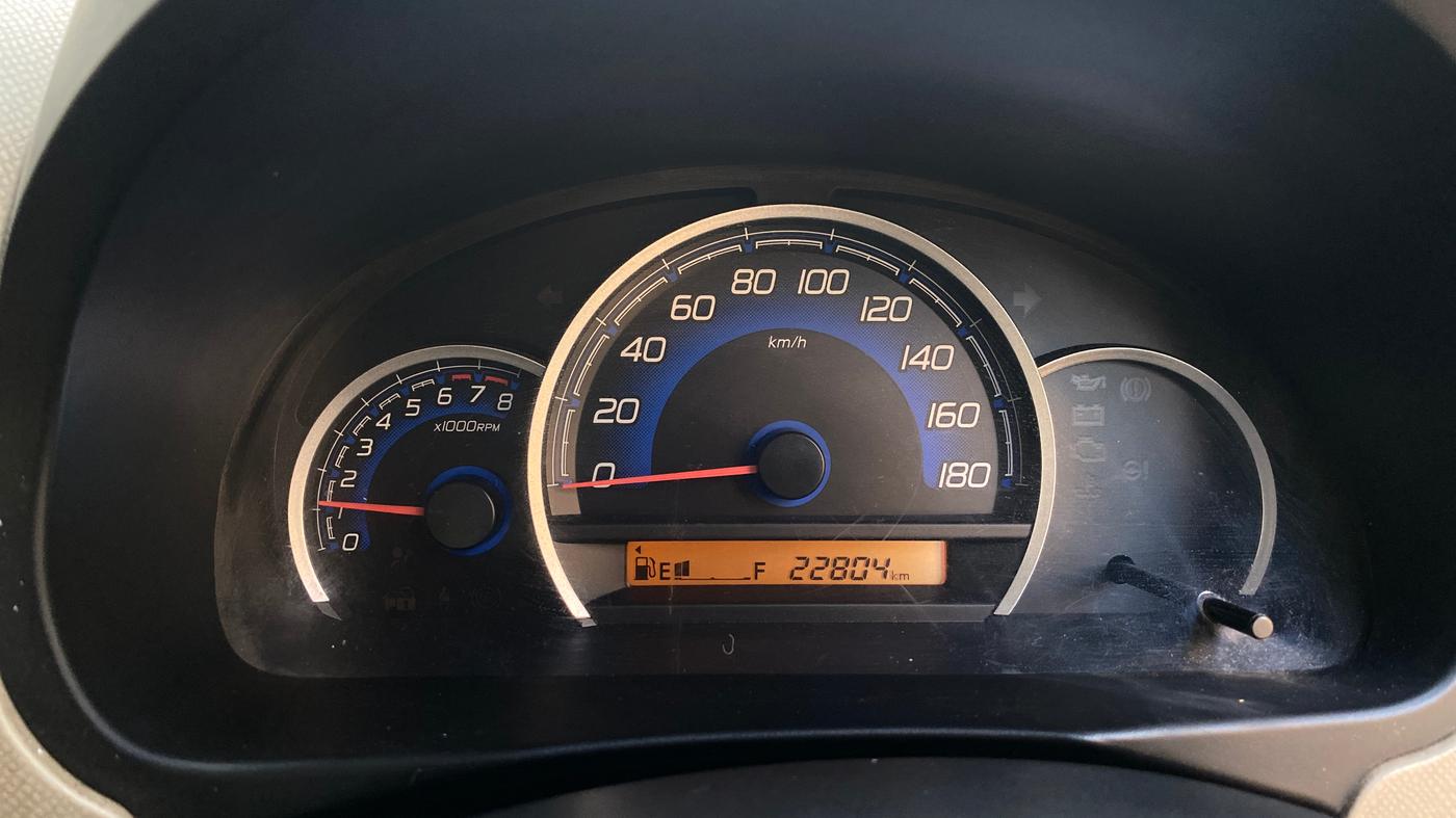 2017 Maruti Wagon R 1.0 VXI, Petrol, Manual, 22,794 km, Odometer Image