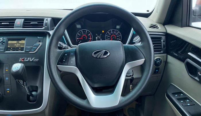2016 Mahindra Kuv100 K8 5 STR, Petrol, Manual, 1 km, Steering Wheel Close Up