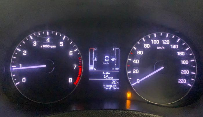 2016 Hyundai Creta SX PLUS 1.6 PETROL, Petrol, Manual, 72,881 km, Odometer Image