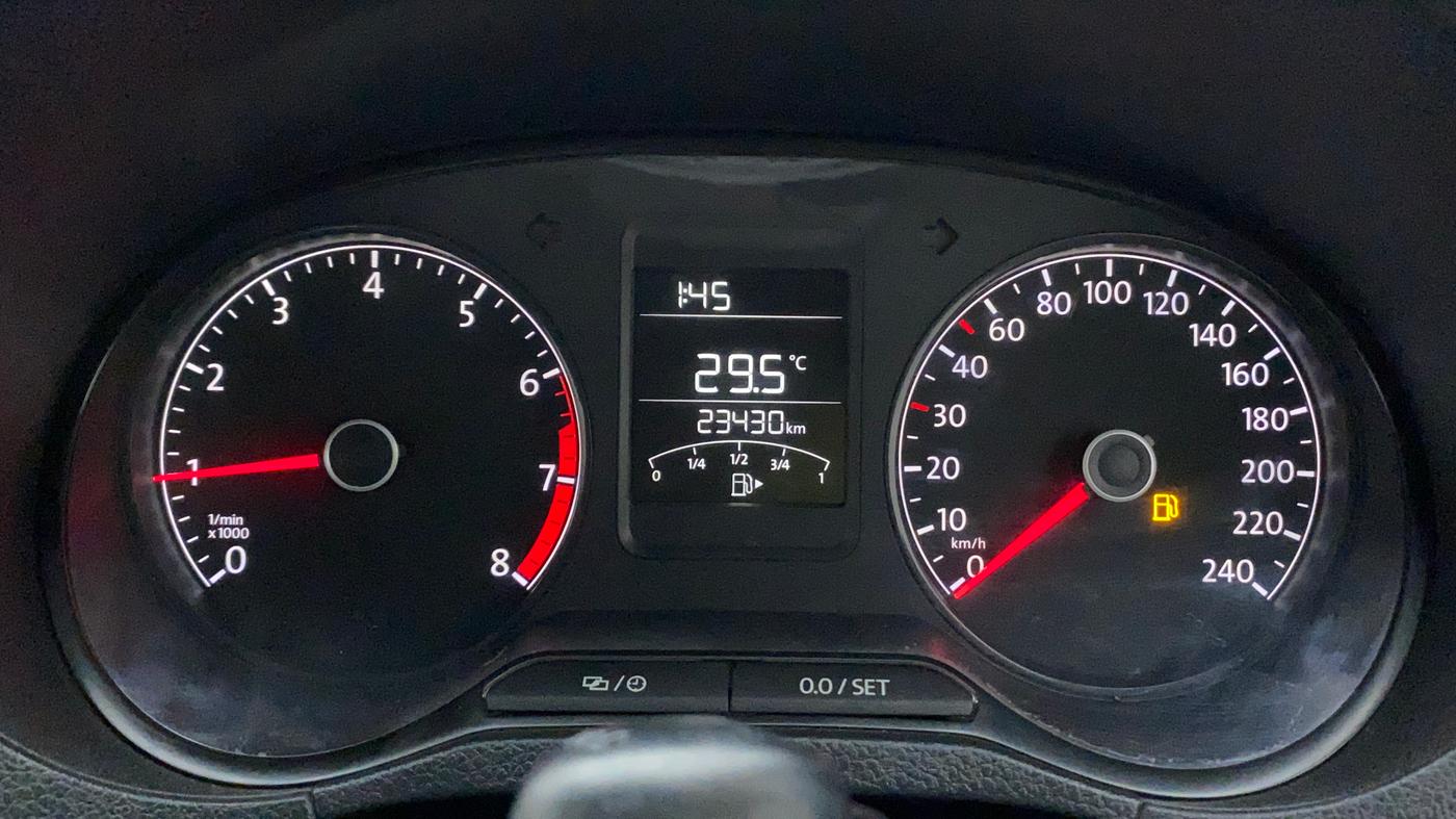 2018 Volkswagen Polo TRENDLINE 1.0L, Petrol, Manual, 23,430 km, Odometer Image