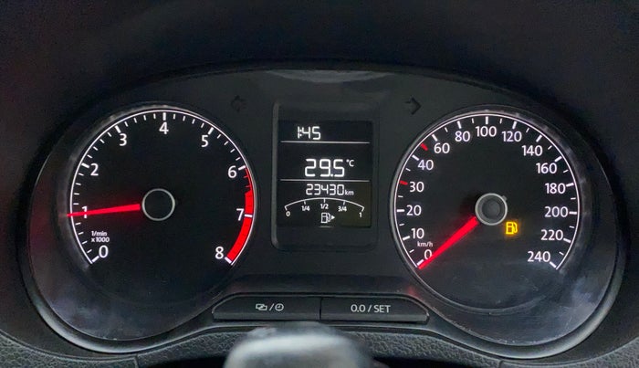 2018 Volkswagen Polo TRENDLINE 1.0L, Petrol, Manual, 23,430 km, Odometer Image