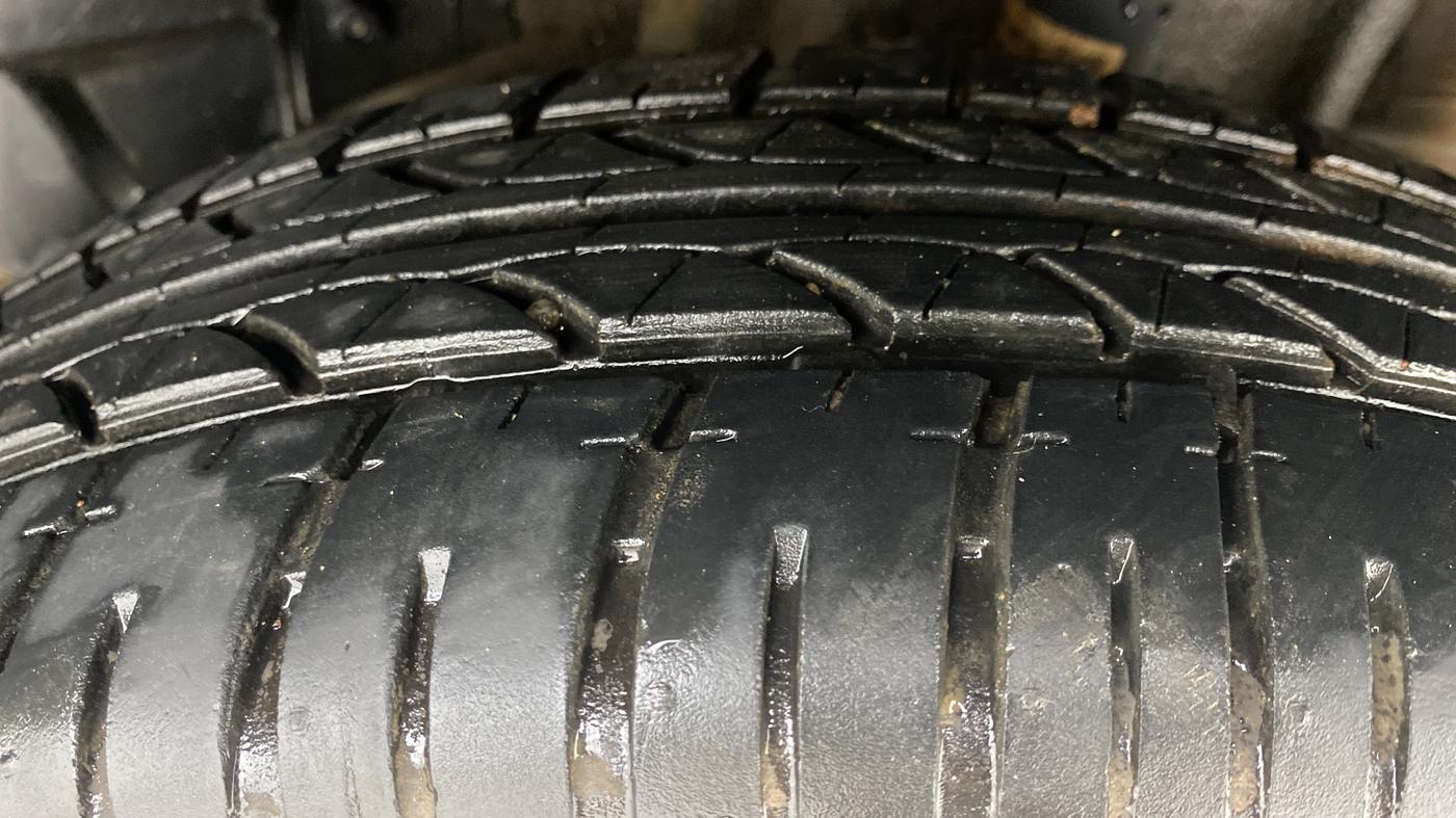 2024 Tata TIGOR XZ PETROL, Petrol, Manual, 6,066 km, Left Rear Tyre Tread