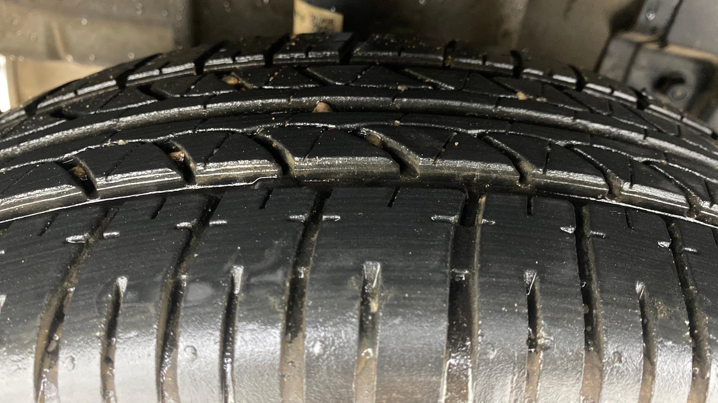2024 Tata TIGOR XZ PETROL, Petrol, Manual, 6,066 km, Right Rear Tyre Tread