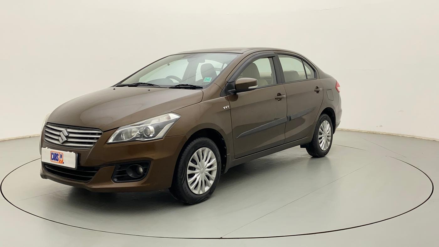 2015 Maruti Ciaz VXI+, Petrol, Manual, 94,950 km, Left Front Diagonal