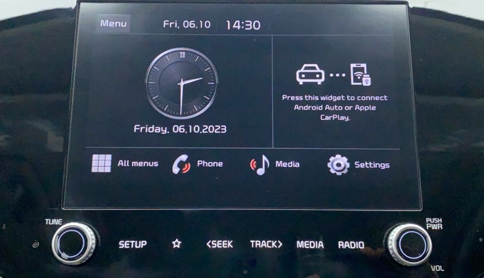 2022 KIA CARENS PRESTIGE PLUS 1.4 PETROL 7 STR, Petrol, Manual, 11,665 km, Infotainment System