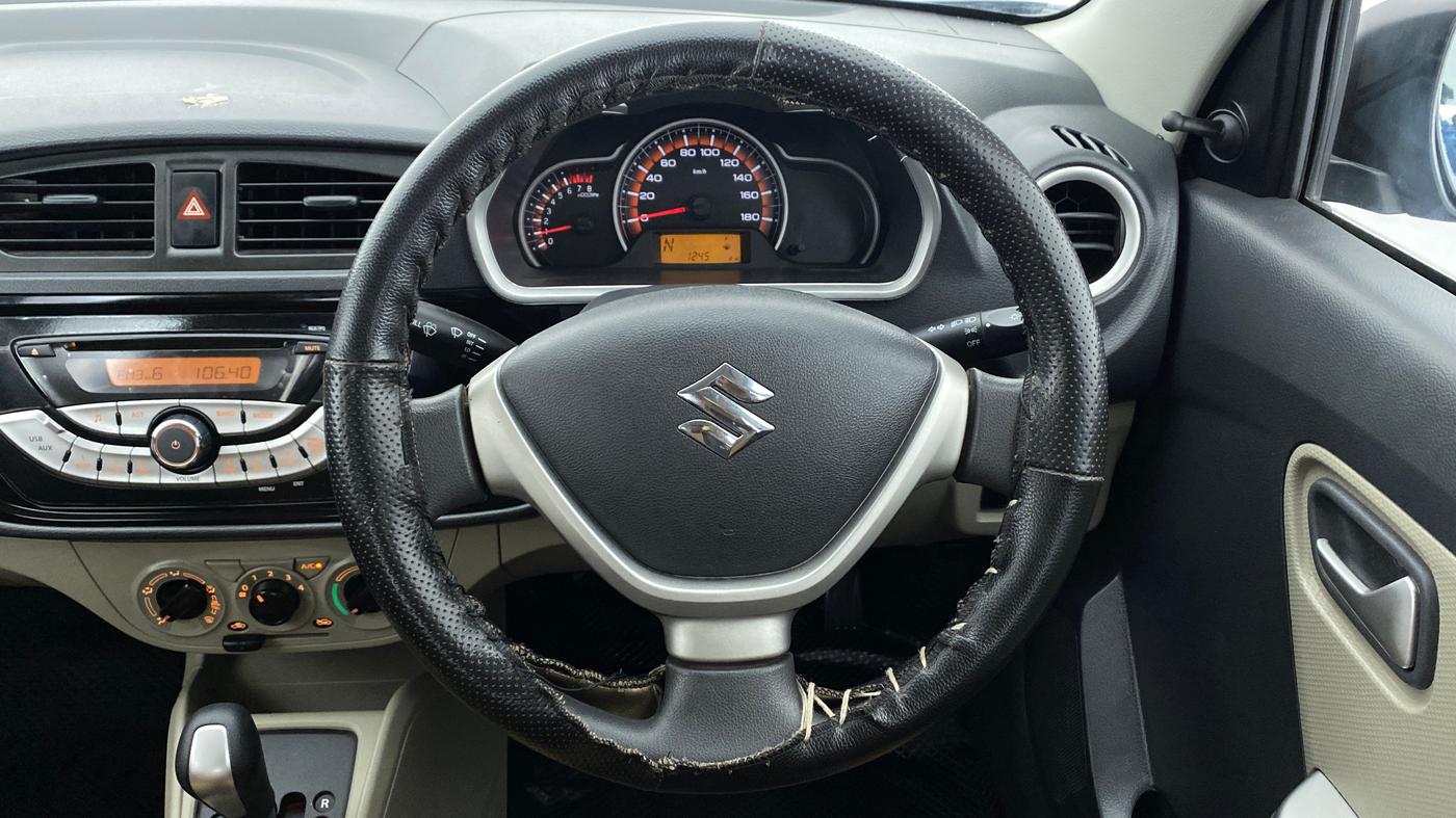 2016 Maruti Alto K10 VXI AMT P, Petrol, Automatic, 21,542 km, Steering Wheel Close Up