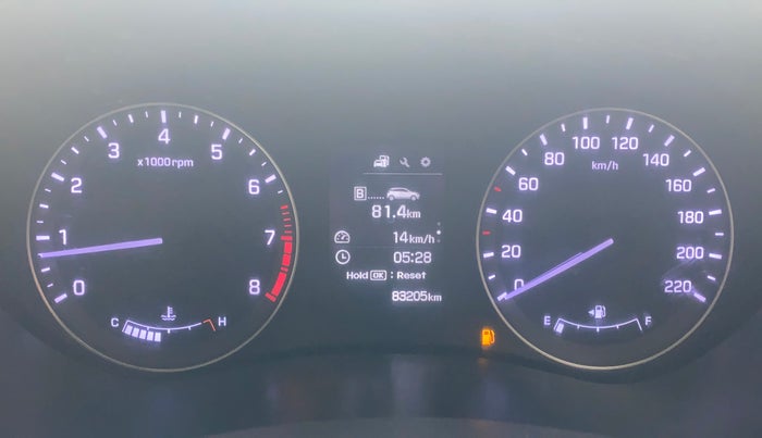 2016 Hyundai Elite i20 ASTA 1.2, Petrol, Manual, 83,185 km, Odometer Image