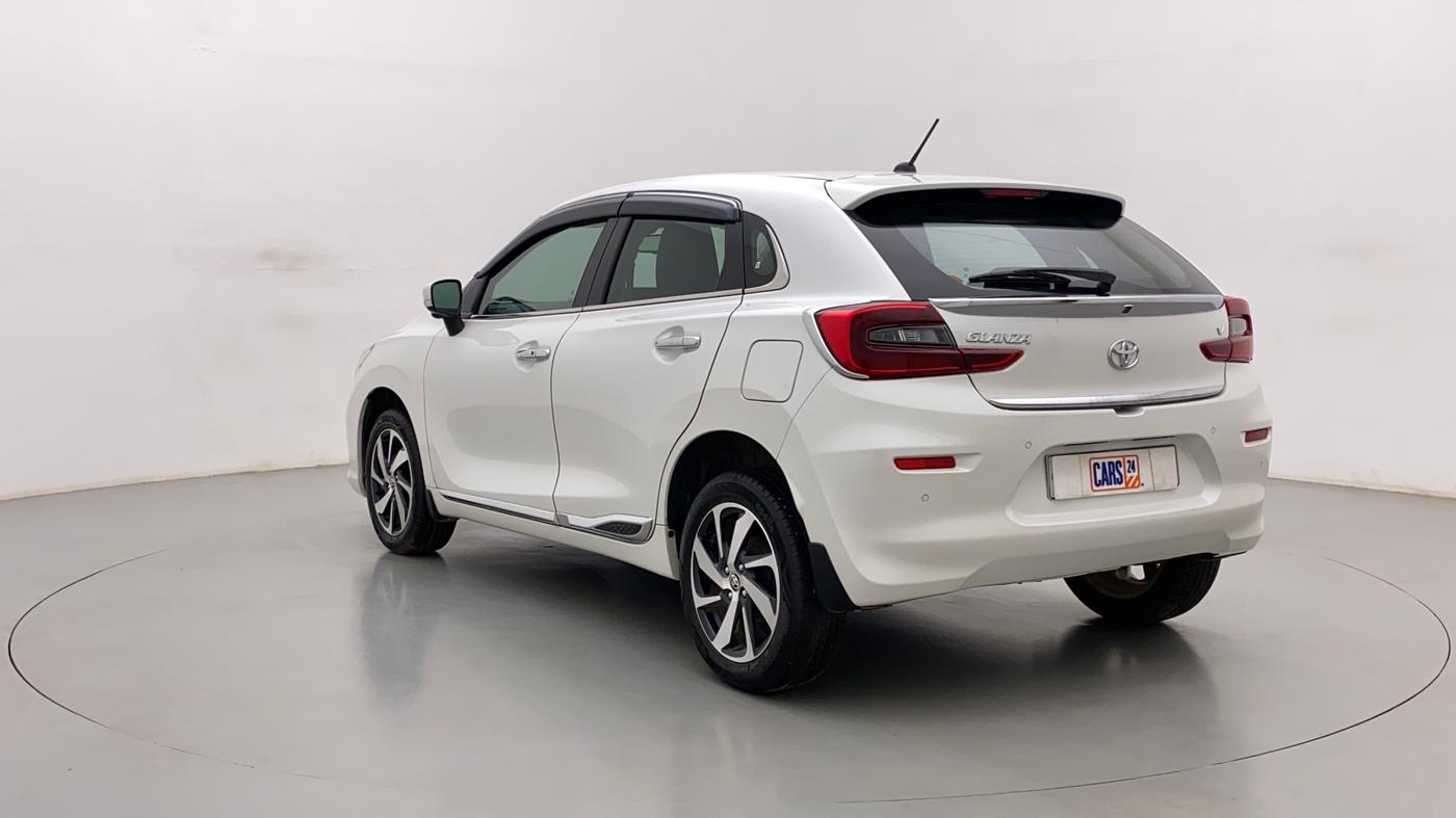 2022 Toyota Glanza V, Petrol, Manual, 12,971 km, Left Back Diagonal