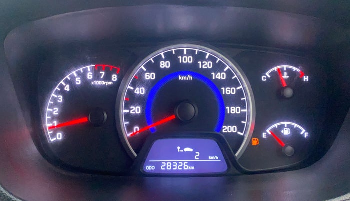 2018 Hyundai Grand i10 SPORTZ 1.2 KAPPA VTVT, Petrol, Manual, 28,281 km, Odometer Image