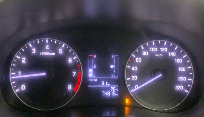 2017 Hyundai Creta E PLUS 1.6 PETROL, Petrol, Manual, 74,816 km, Odometer Image