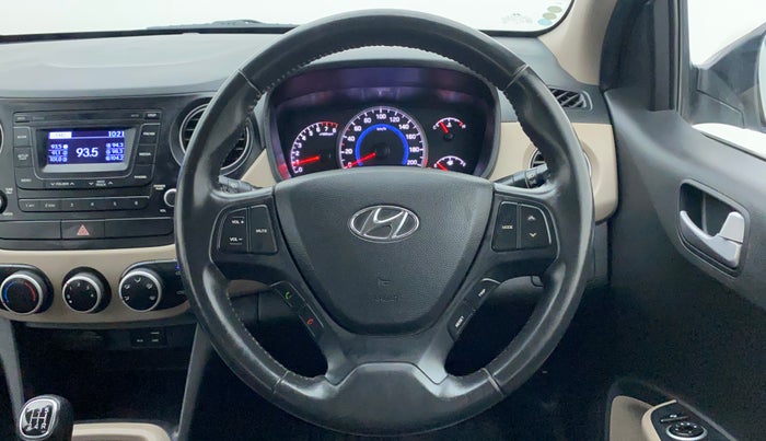 2016 Hyundai Grand i10 ASTA (O) 1.2 KAPPA VTVT, Petrol, Manual, 60,349 km, Steering Wheel Close Up