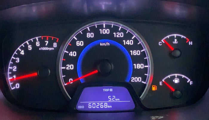 2016 Hyundai Grand i10 ASTA (O) 1.2 KAPPA VTVT, Petrol, Manual, 60,349 km, Odometer Image