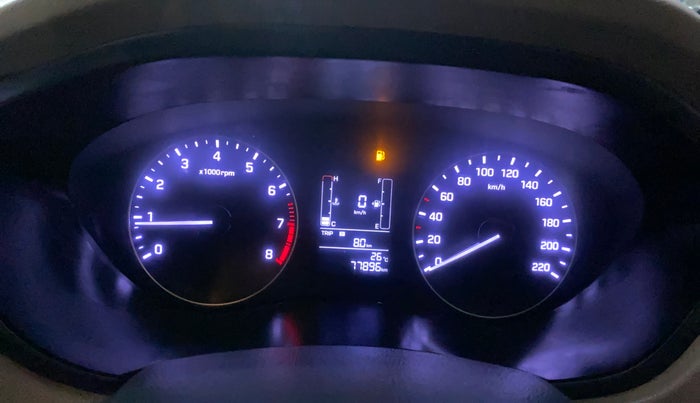 2017 Hyundai Elite i20 ASTA 1.2, Petrol, Manual, 77,893 km, Odometer Image