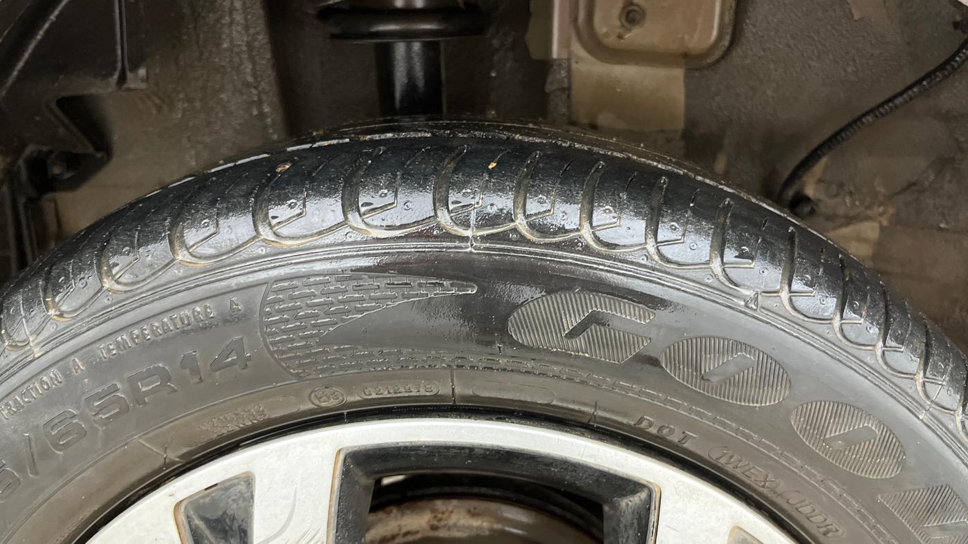 2019 Tata Tiago XZA PETROL, Petrol, Automatic, 38,377 km, Right Rear Tyre Tread