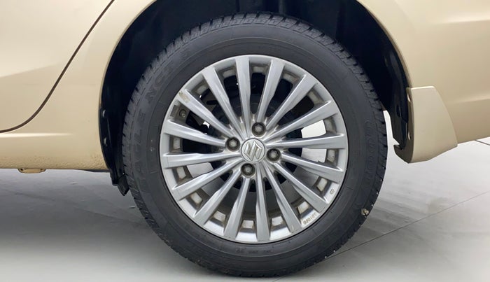 2015 Maruti Ciaz ZXI+, Petrol, Manual, 1,19,022 km, Left Rear Wheel
