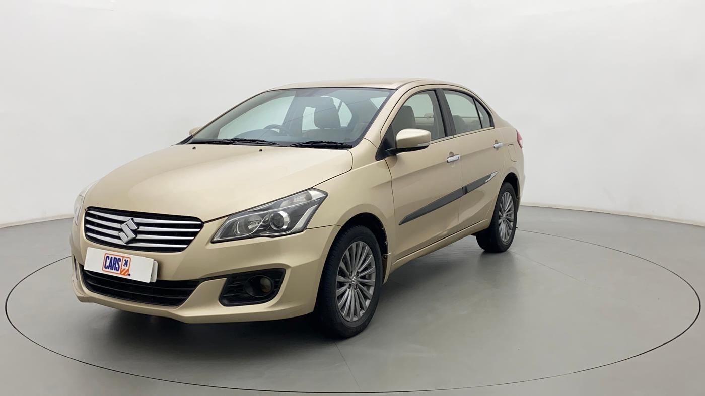 2015 Maruti Ciaz ZXI+, Petrol, Manual, 1,19,022 km, Left Front Diagonal
