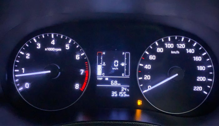2019 Hyundai Creta SX 1.6 PETROL, Petrol, Manual, 35,155 km, Odometer Image