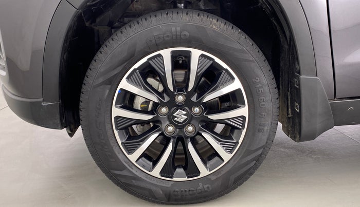 2022 Maruti BREZZA ZXI + SMART HYBRID, Petrol, Manual, 9,771 km, Left Front Wheel