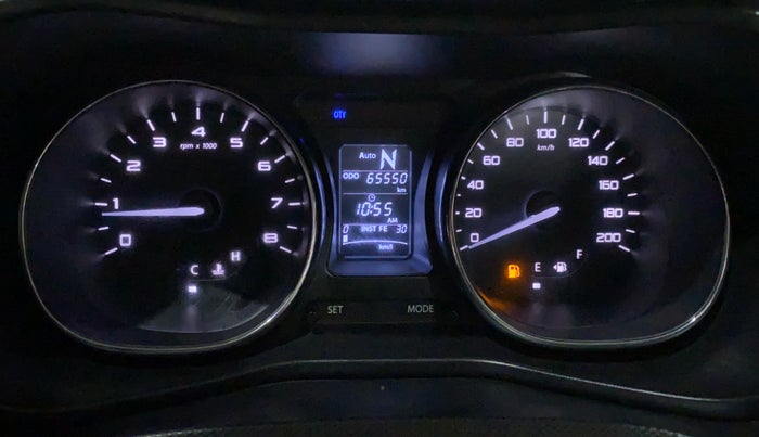 2018 Tata NEXON XZA PLUS PETROL DUAL TONE, Petrol, Automatic, 66,115 km, Odometer Image