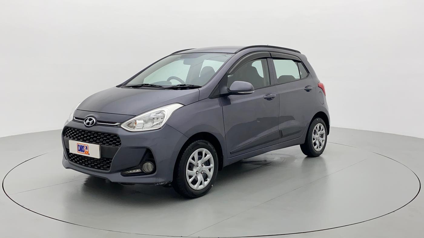 2017 Hyundai Grand i10 Sportz(O) 1.2 MT, Petrol, Manual, 63,901 km, Left Front Diagonal