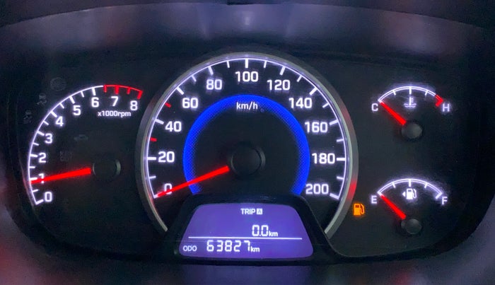 2017 Hyundai Grand i10 Sportz(O) 1.2 MT, Petrol, Manual, 63,901 km, Odometer Image