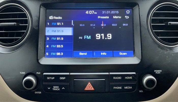 2017 Hyundai Grand i10 Sportz(O) 1.2 MT, Petrol, Manual, 63,901 km, Infotainment System