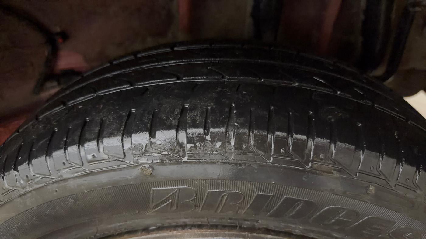 2022 Tata Tiago XT CNG, CNG, Manual, 79,117 km, Left Rear Tyre Tread