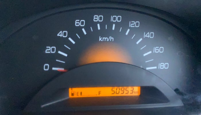 2013 Maruti Wagon R 1.0 LXI, Petrol, Manual, 50,917 km, Odometer Image
