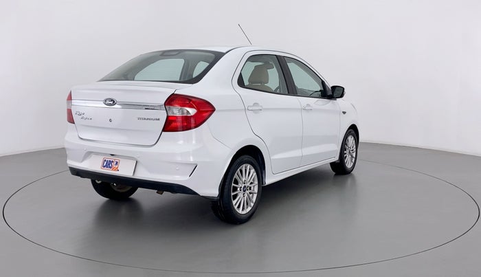 2018 Ford Figo Aspire 1.2 TITANIUM PETROL, Petrol, Manual, 43,987 km, Right Back Diagonal