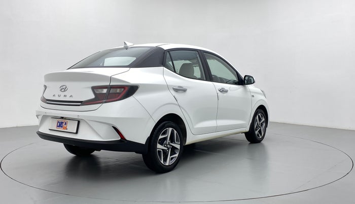 2020 Hyundai AURA SX+ AT 1.2CRDI, Diesel, Automatic, 12,495 km, Right Back Diagonal