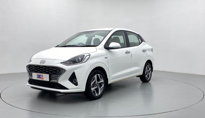 2020 Hyundai AURA SX+ AT 1.2CRDI, Diesel, Automatic, 12,495 km, Left Front Diagonal