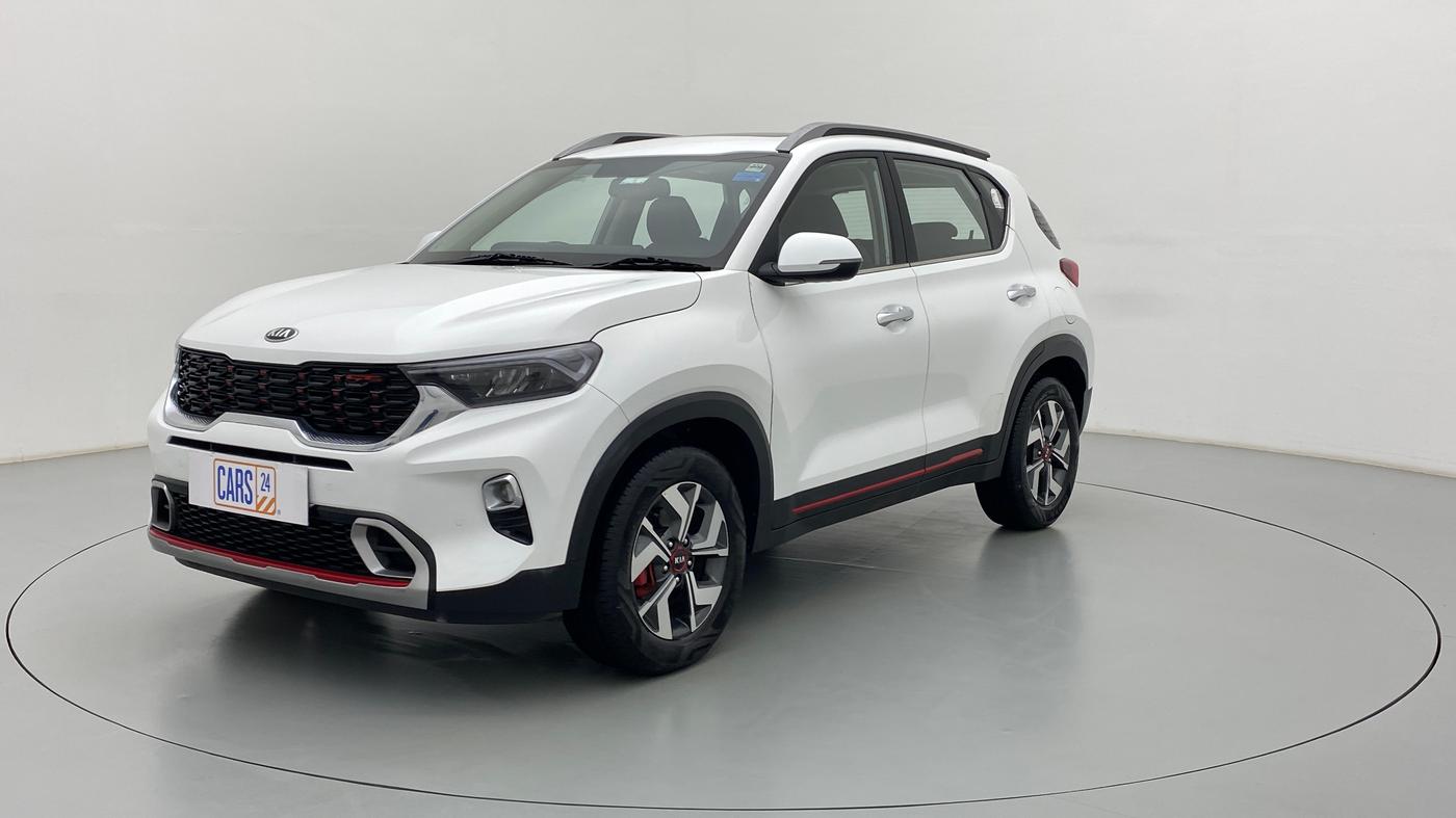 2020 KIA SONET GTX PLUS DCT 1.0, Petrol, Automatic, 10,977 km, Left Front Diagonal