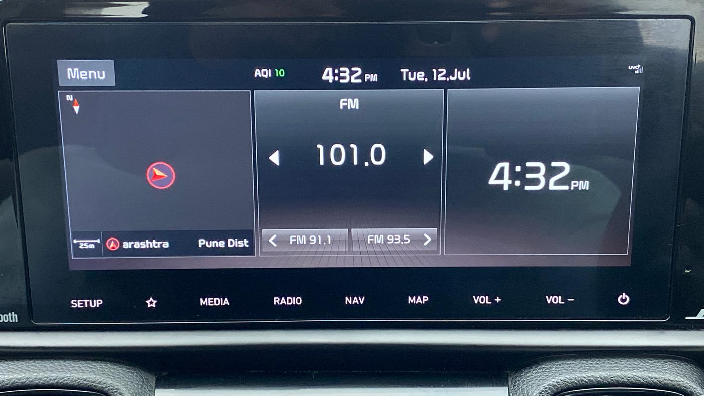 2020 KIA SONET GTX PLUS DCT 1.0, Petrol, Automatic, 10,977 km, Infotainment System