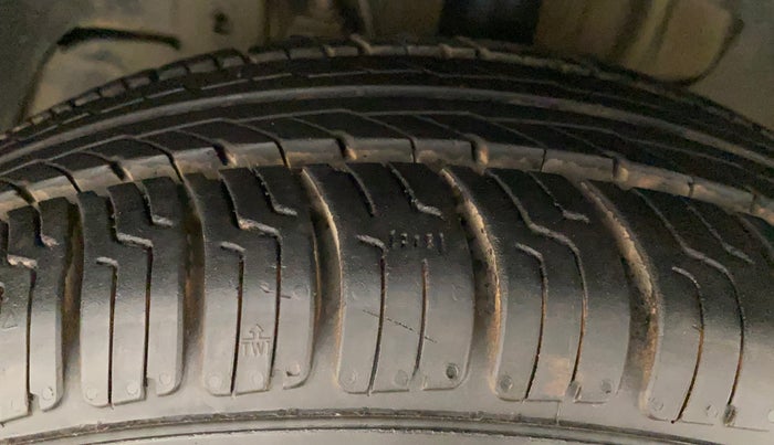 2017 Tata Tiago XZA PETROL, Petrol, Automatic, 57,920 km, Left Front Tyre Tread