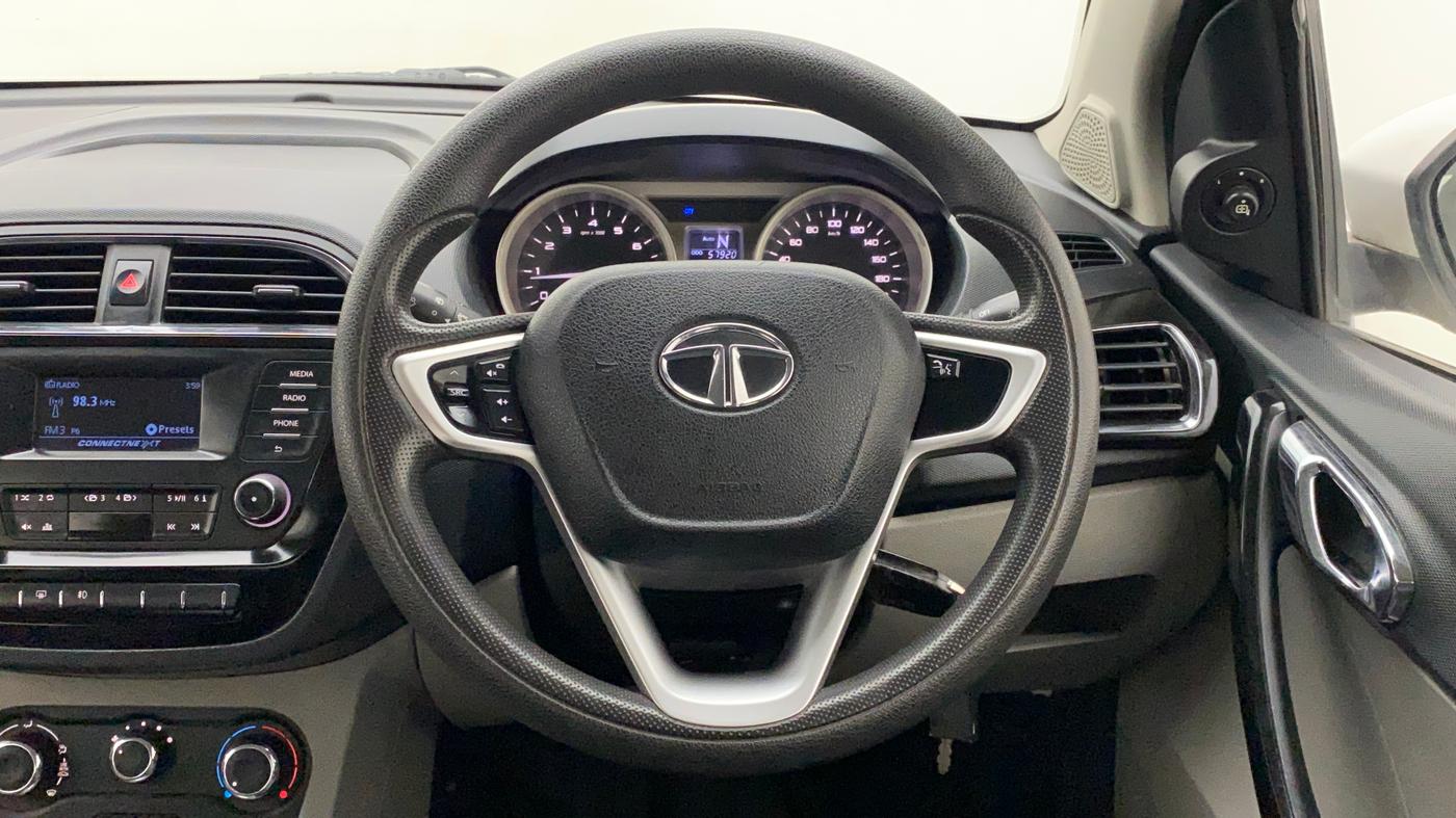2017 Tata Tiago XZA PETROL, Petrol, Automatic, 57,920 km, Steering Wheel Close Up