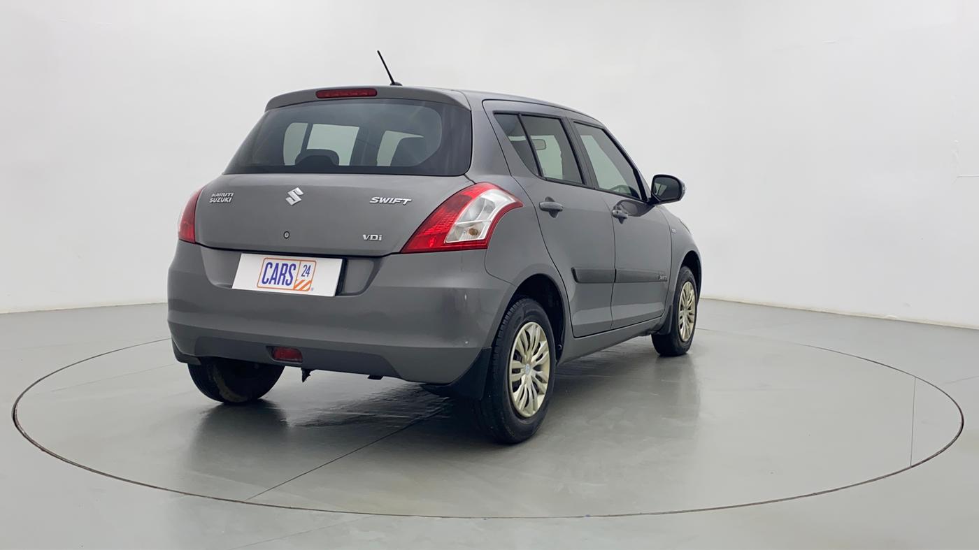 2015 Maruti Swift VDI ABS, Diesel, Manual, 84,255 km, Right Back Diagonal (45- Degree) View