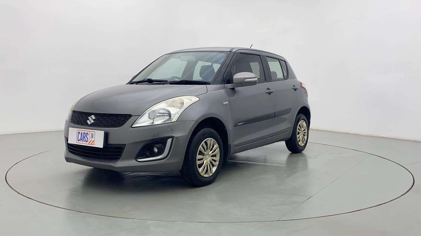 2015 Maruti Swift VDI ABS, Diesel, Manual, 84,255 km, Left Front Diagonal (45- Degree) View