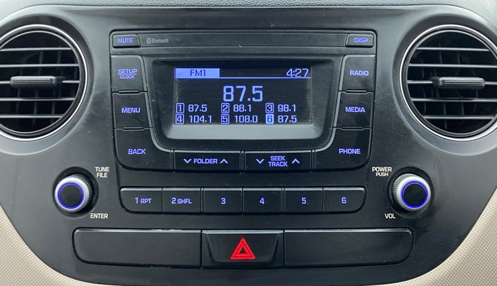 2018 Hyundai Xcent E+, Petrol, Manual, 73,244 km, Infotainment System