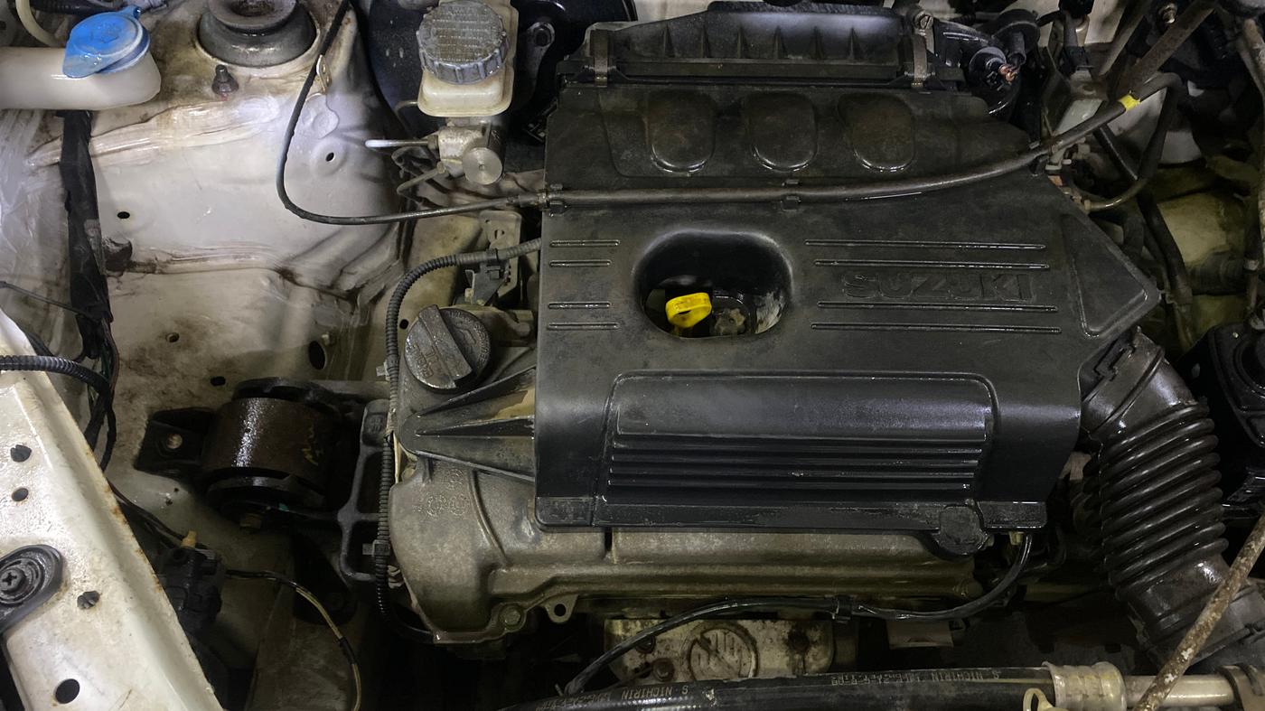 2014 Maruti Wagon R 1.0 VXI, Petrol, Manual, 1,25,258 km, Engine View - Right