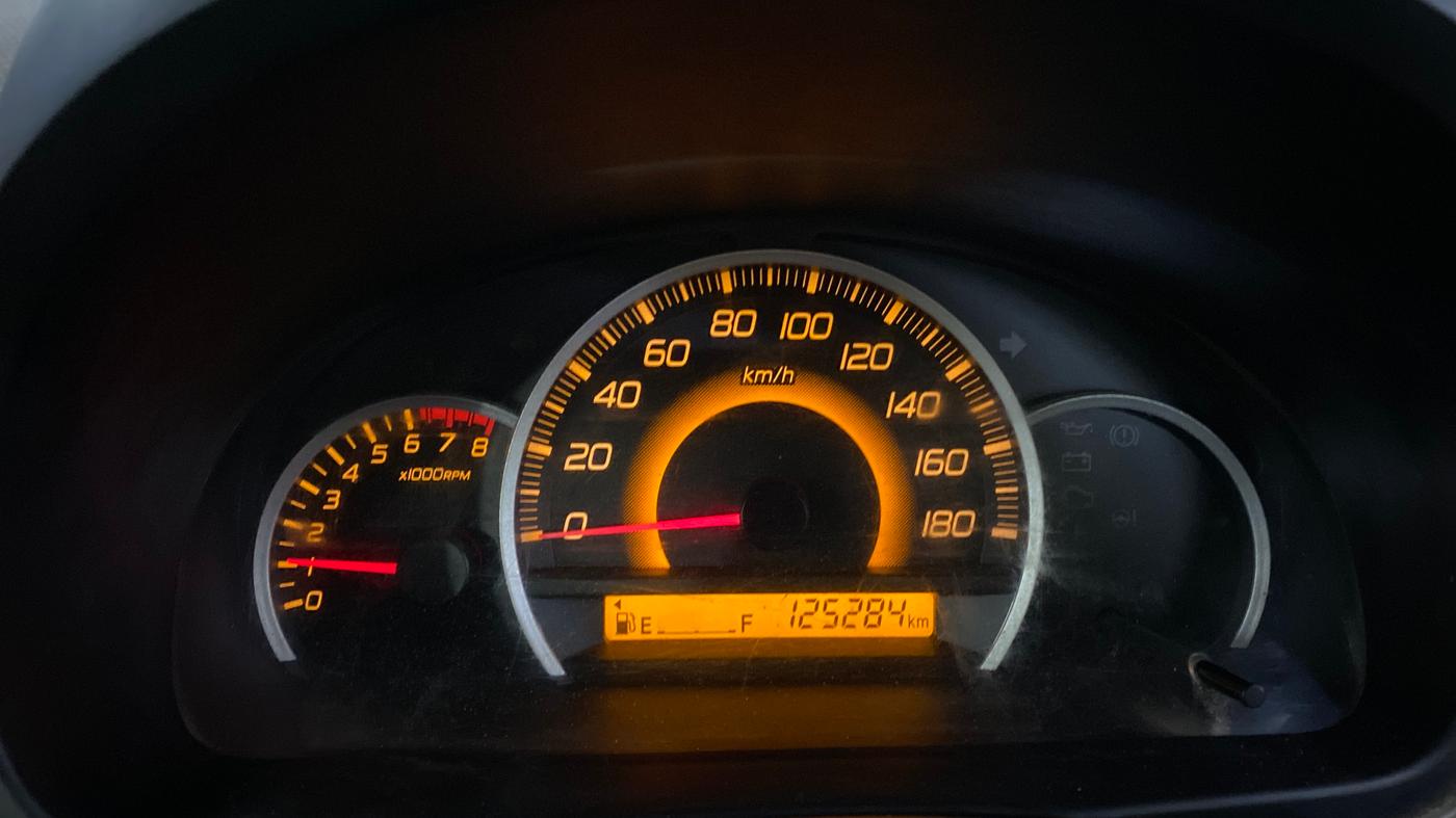 2014 Maruti Wagon R 1.0 VXI, Petrol, Manual, 1,25,258 km, Odometer Image