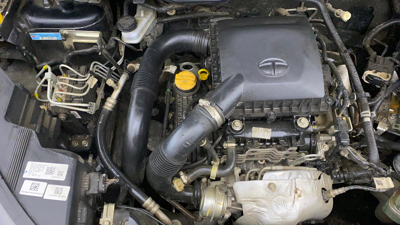 2022 Tata NEXON XZ PLUS (L) DARK EDITION, Petrol, Manual, 55,797 km, Engine View - Right