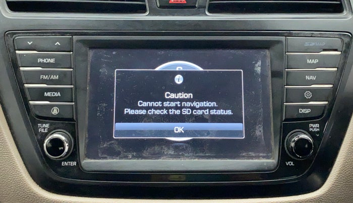 2016 Hyundai Elite i20 ASTA 1.2 (O), Petrol, Manual, 84,825 km, Infotainment system - GPS Card not working/missing