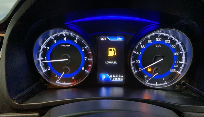 2021 Maruti Baleno ZETA CVT PETROL 1.2, Petrol, Automatic, 36,831 km, Odometer Image