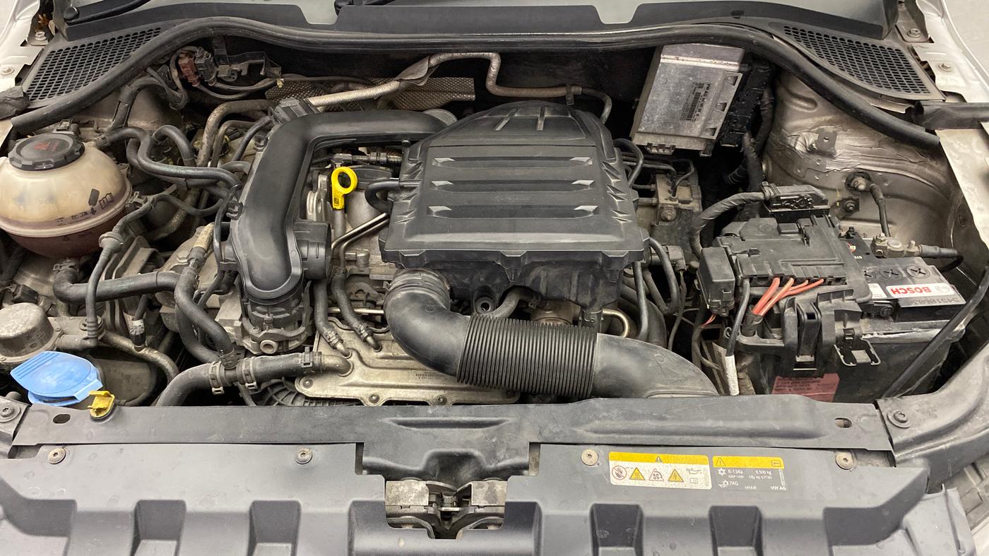 2021 Skoda Rapid AMBITION AT TSI, Petrol, Automatic, 1,11,308 km, Engine View