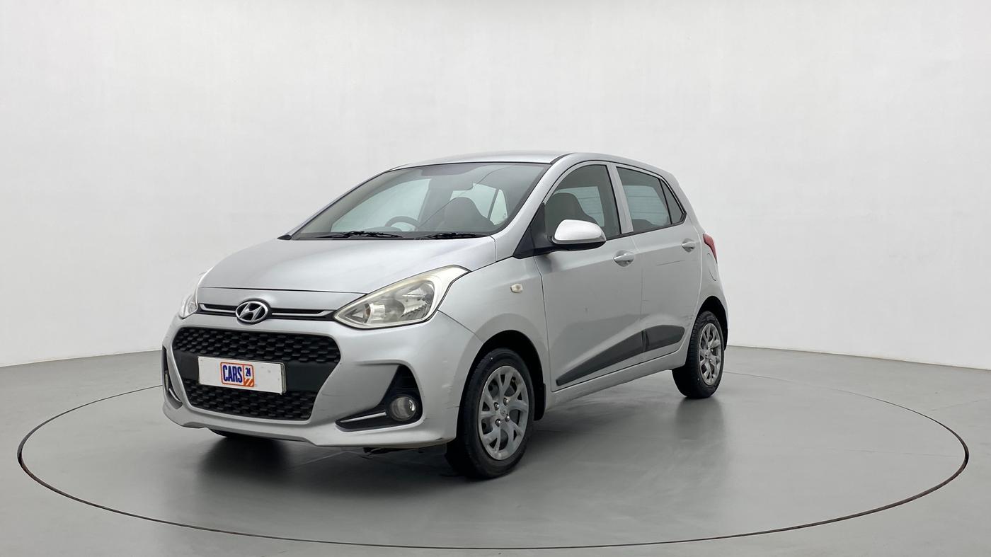2017 Hyundai Grand i10 SPORTZ 1.2 KAPPA VTVT, Petrol, Manual, 1,00,413 km, Left Front Diagonal
