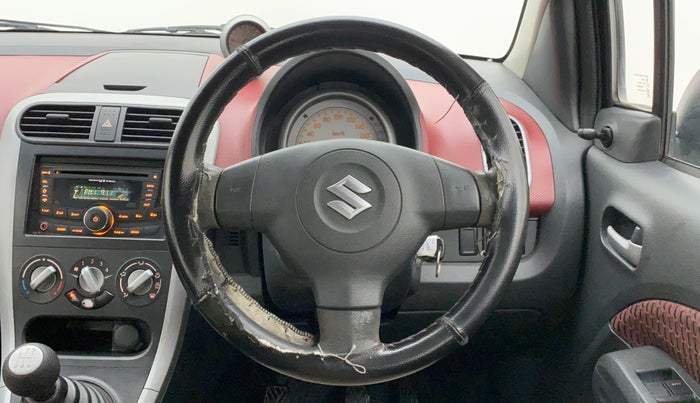 2013 Maruti Ritz VXI BUZZ, Petrol, Manual, 63,491 km, Steering Wheel Close Up