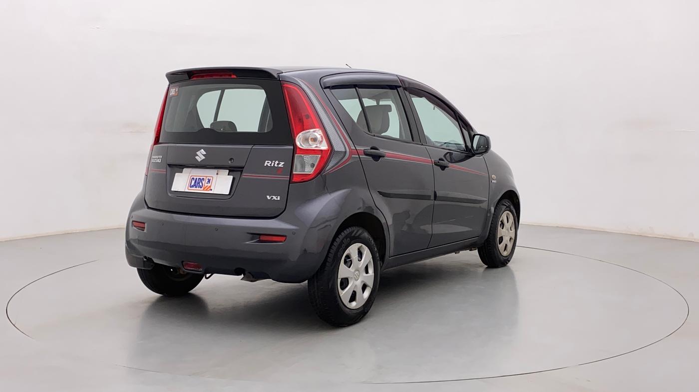 2013 Maruti Ritz VXI BUZZ, Petrol, Manual, 63,491 km, Right Back Diagonal